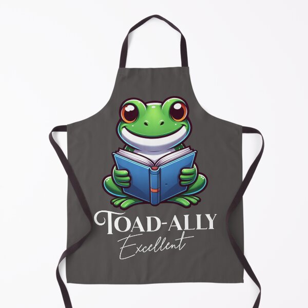 Item preview, Frog Reading A Toad-Ally Excellent Book designed and sold by BassHeadMomma.