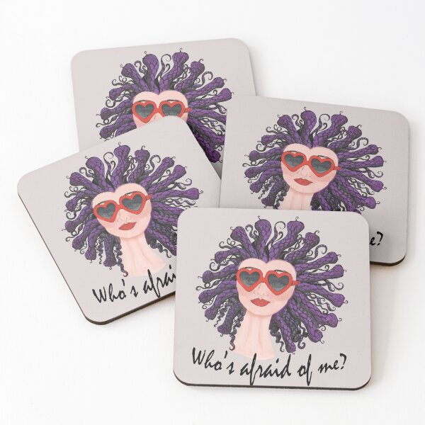 Item preview, Medusa with Taylor Swift-Inspired Heart Sunglasses designed and sold by ZazzyPeacock.