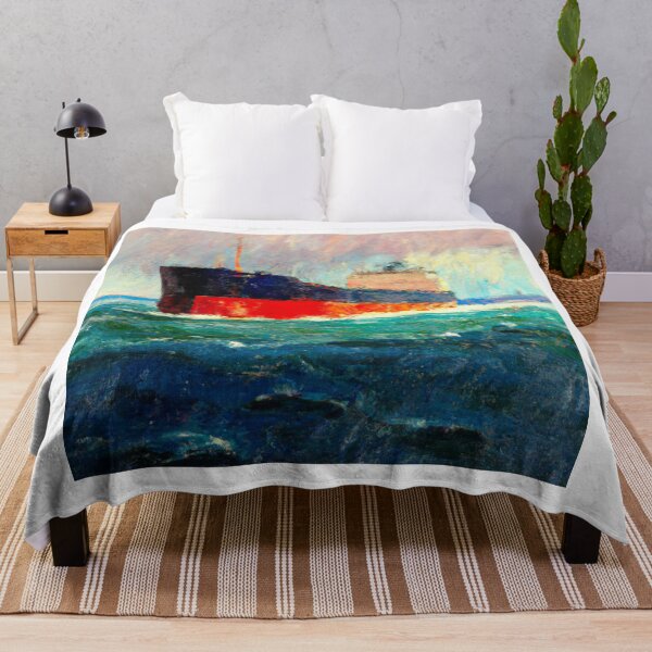 Item preview, Lake Superior Stormy Sea Oil Painting designed and sold by Minnesota-Art.