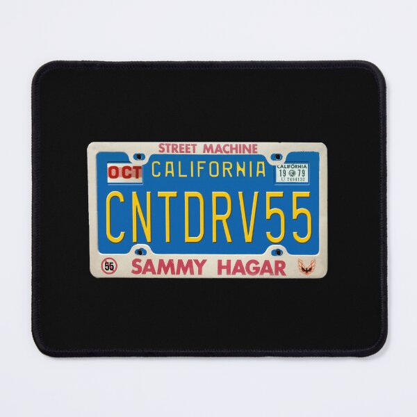Item preview, Sammy Hagar - CNTDRV55 License Plate designed and sold by retrozest.