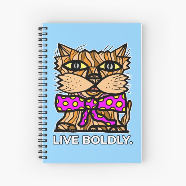 "Live Boldly." Spiral Notebook