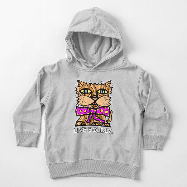 "Live Boldly." Toddler Pullover Hoodie