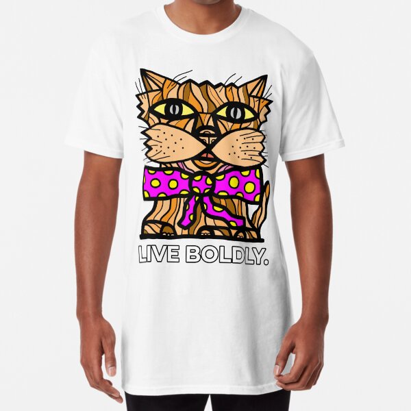 "Live Boldly." Long T-Shirt