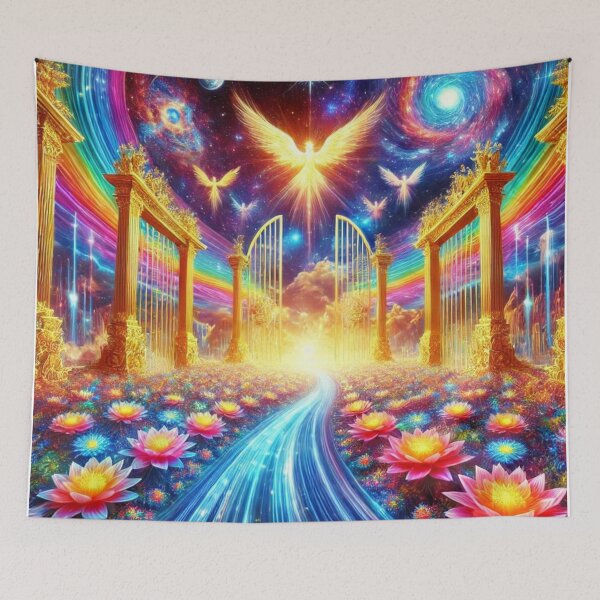 Item preview, "Heaven’s Radiant Spectrum – The Infinite Tiling Paradise" designed and sold by Meta2Physical.