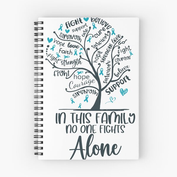 Item preview, In this FAMILY fights against syndrome, disease, illness, cancer with Tree Teal Ribbon designed and sold by EdithShop59.