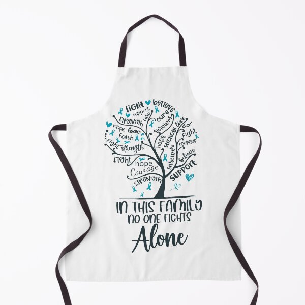 Item preview, In this FAMILY fights against syndrome, disease, illness, cancer with Tree Teal Ribbon designed and sold by EdithShop59.