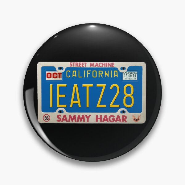 Item preview, Sammy Hagar - IEATZ28 License Plate designed and sold by retrozest.