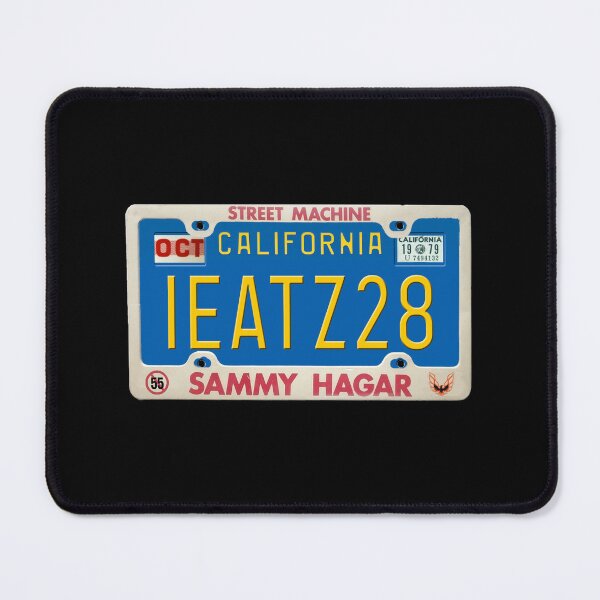 Item preview, Sammy Hagar - IEATZ28 License Plate designed and sold by retrozest.