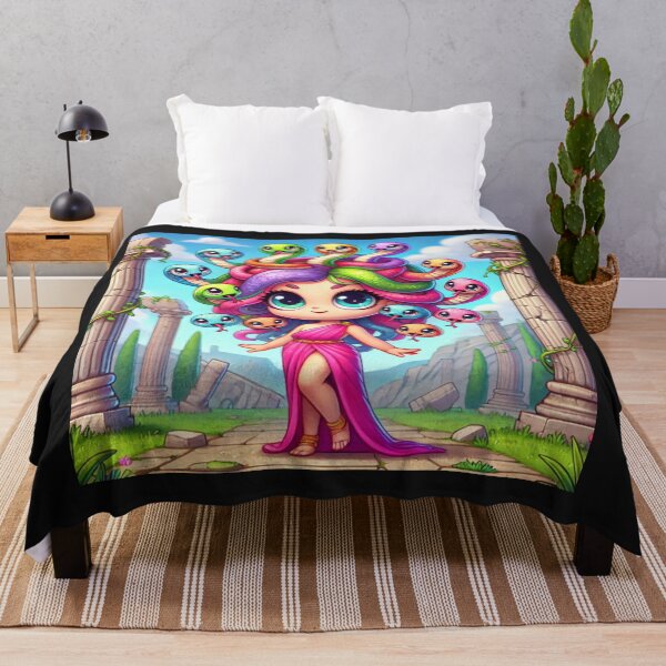 Item preview, Vibrant Chibi Medusa – Bright Gorgon Delight designed and sold by NSB-Design.