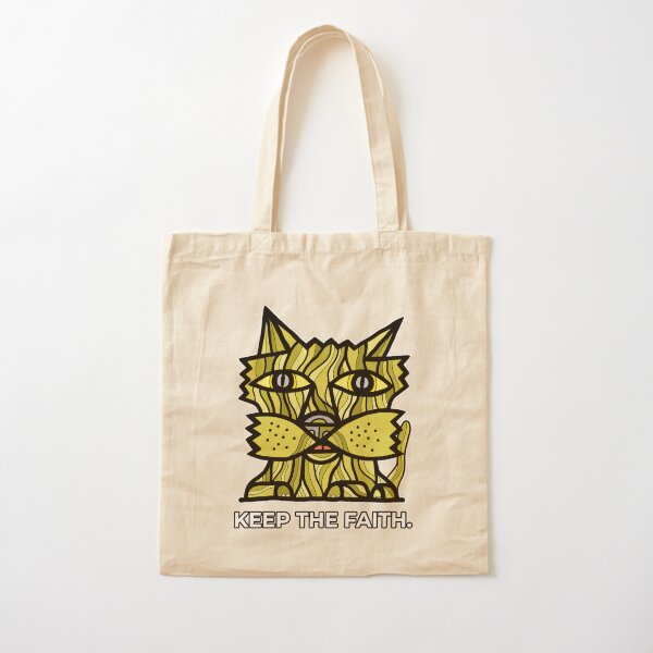 "Keep the Faith." Cotton Tote Bag