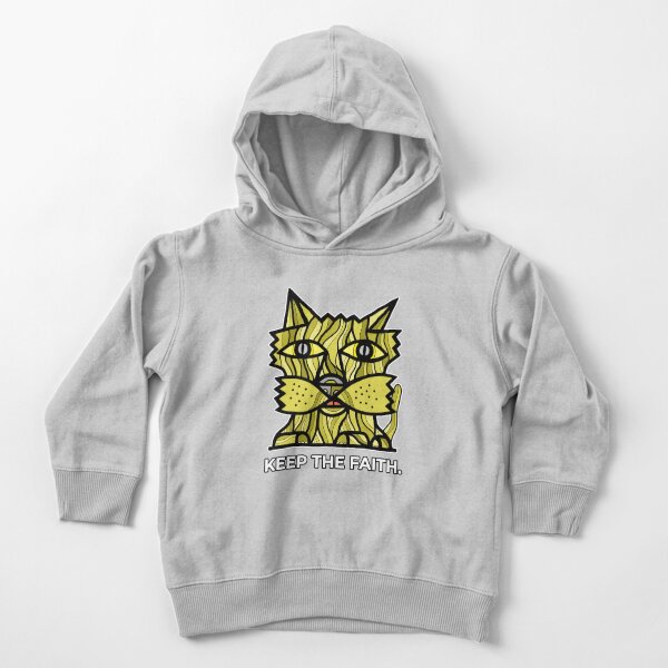 "Keep the Faith." Toddler Pullover Hoodie