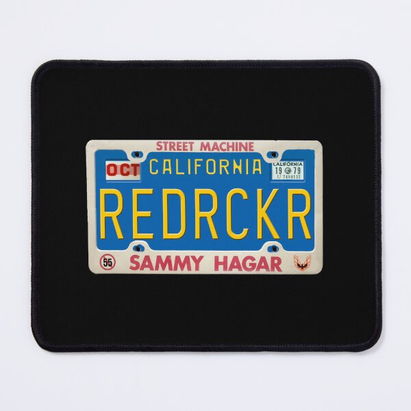 Item preview, Sammy Hagar - REDRCKR License Plate designed and sold by retrozest.