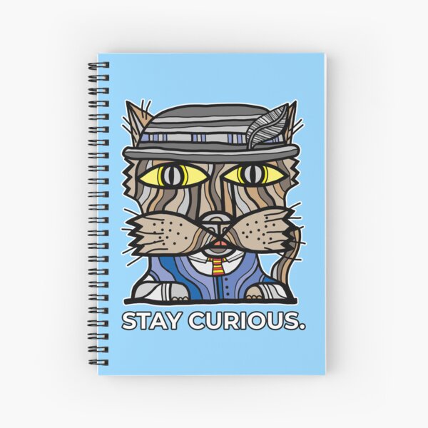 "Stay Curious." Spiral Notebook