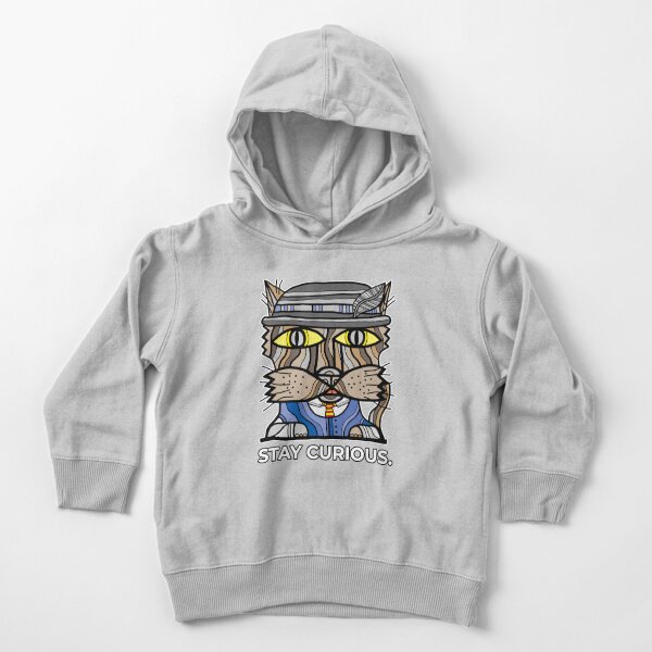 "Stay Curious." Toddler Pullover Hoodie