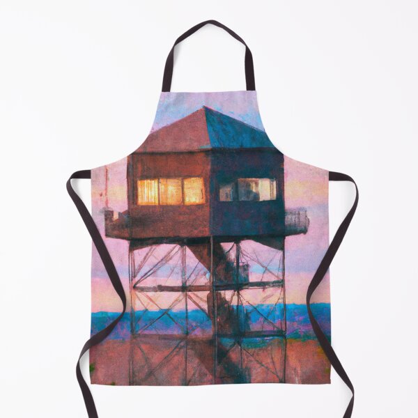 Item preview, Fire lookout Tower Oil Painting designed and sold by Minnesota-Art.
