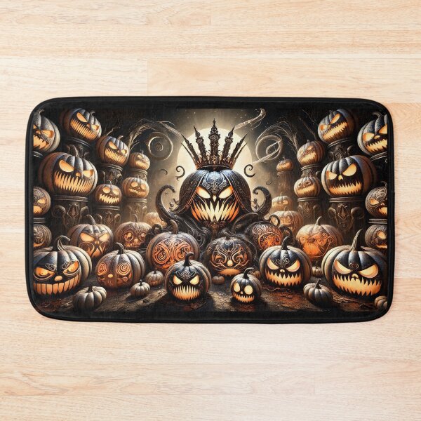 Item preview, Crowned Terror - The Reign of the Pumpkin King designed and sold by WheelieGdArt.