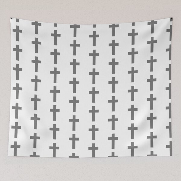 Aperçu de l'œuvre Simple Grey Cross créée et vendue par PraiseAndGrace.