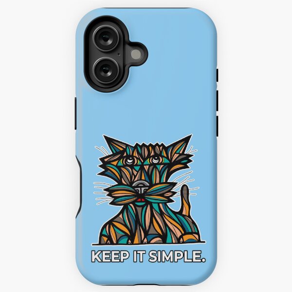 "Keep It Simple." iPhone Tough Case