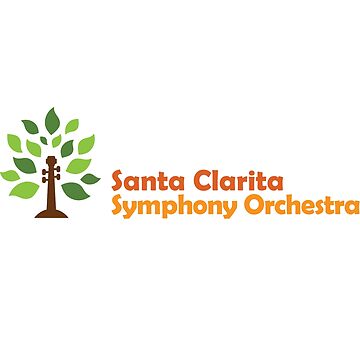 Artwork thumbnail, Santa Clarita Symphony Orchestra - horizontal logo by scsorchestra