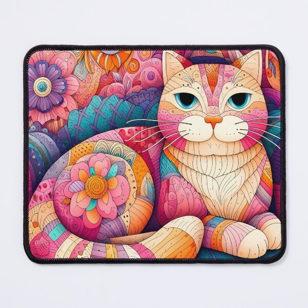 Item preview, Colourful cat designed and sold by Lupappdesigns.
