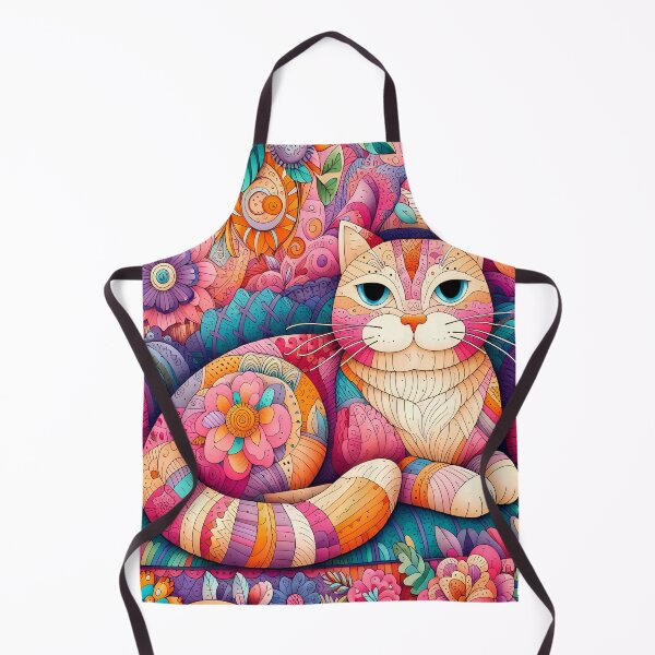 Item preview, Colourful cat designed and sold by Lupappdesigns.