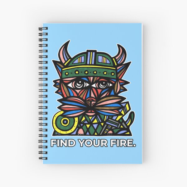 "Find Your Fire." Spiral Notebook