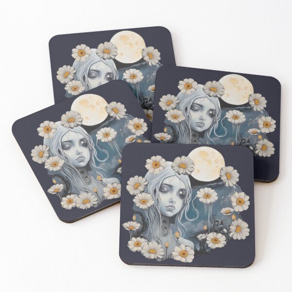 Item preview, Moonlight and Daisies - Elegant Horror designed and sold by Blood-Stained.