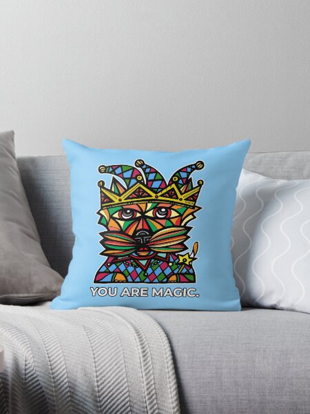 "You Are Magic." Throw Pillow