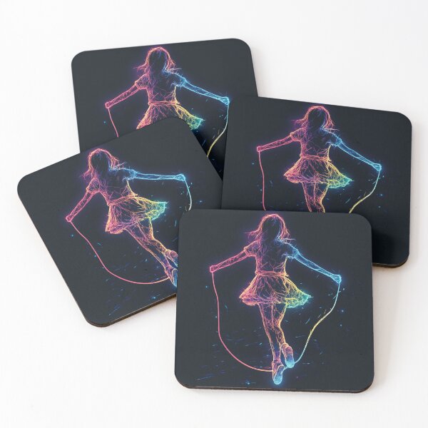 Item preview, Young girl skipping rope in the sky.. designed and sold by liana campbell.