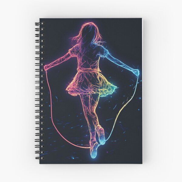 Item preview, Young girl skipping rope in the sky.. designed and sold by liana campbell.