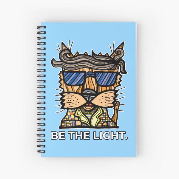 "Be the Light." Spiral Notebook