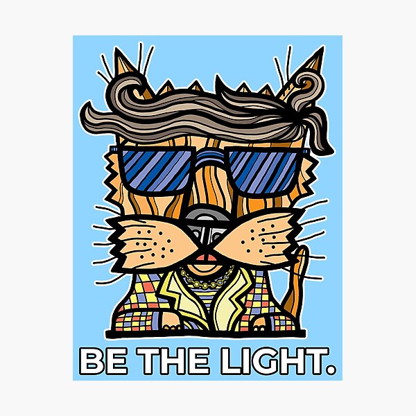 "Be the Light." Photographic Print