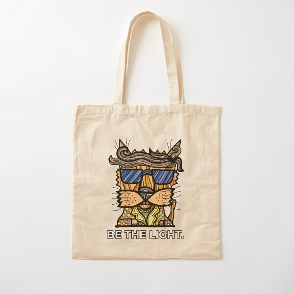 "Be the Light." Cotton Tote Bag