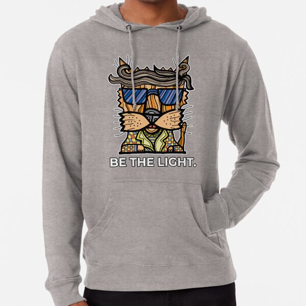 "Be the Light." Lightweight Hoodie