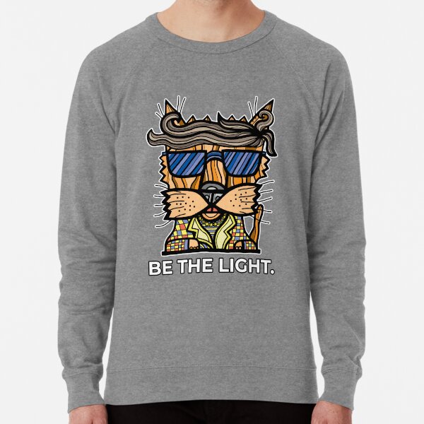 "Be the Light." Lightweight Sweatshirt