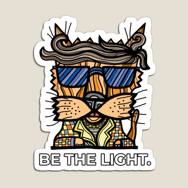 "Be the Light." Magnet