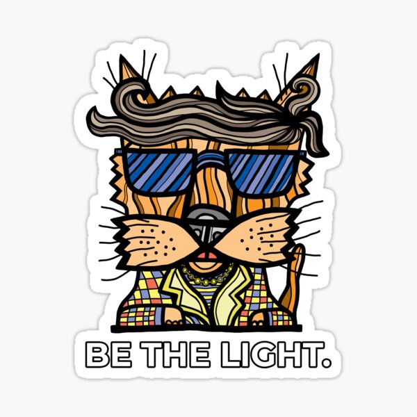 "Be the Light." Sticker