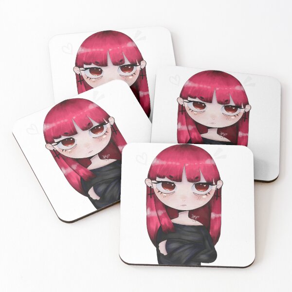 Item preview, Menina Emo Vermelho Cute designed and sold by HtppsGabyCute.
