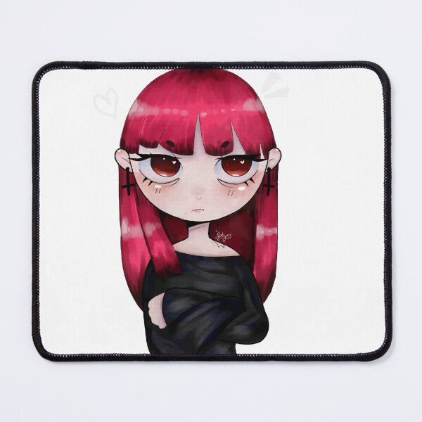 Item preview, Menina Emo Vermelho Cute designed and sold by HtppsGabyCute.