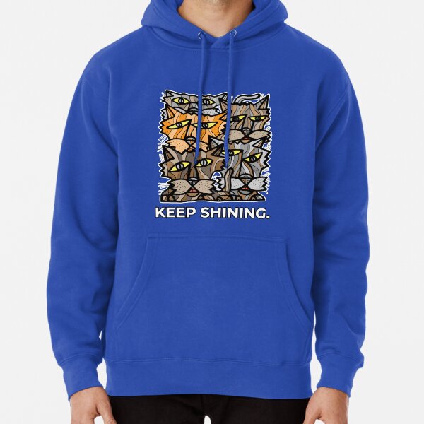 "Keep Shining." Pullover Hoodie