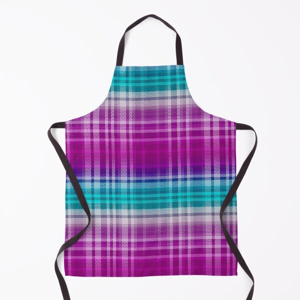 Item preview, Preppy plaid pattern ombre purple and blue designed and sold by FatBirdie.
