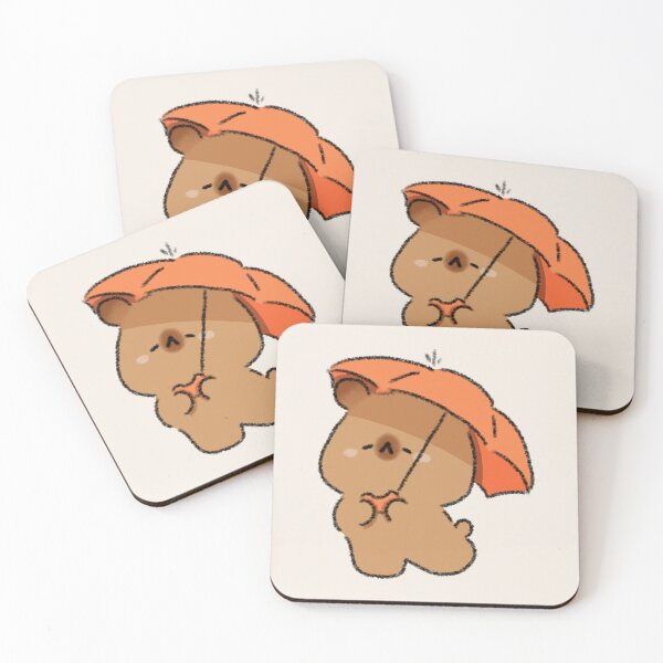 Item preview, Capybara and Umbrella designed and sold by theladyernestember.