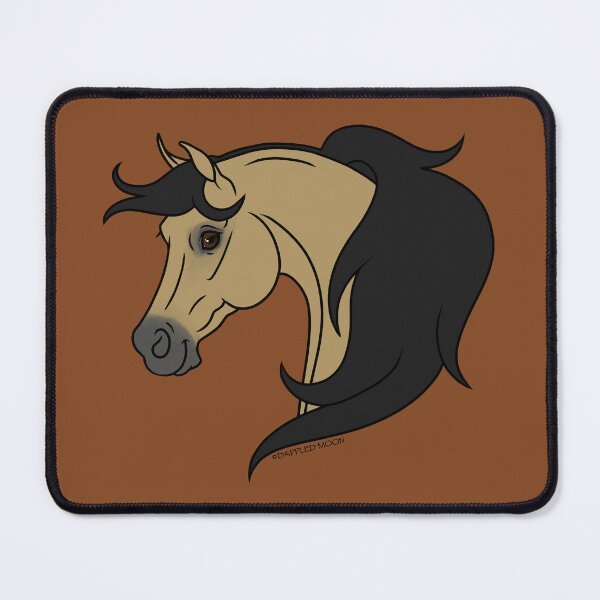 Item preview, Cartoon Buckskin Arabian Horse designed and sold by DappledMoon.