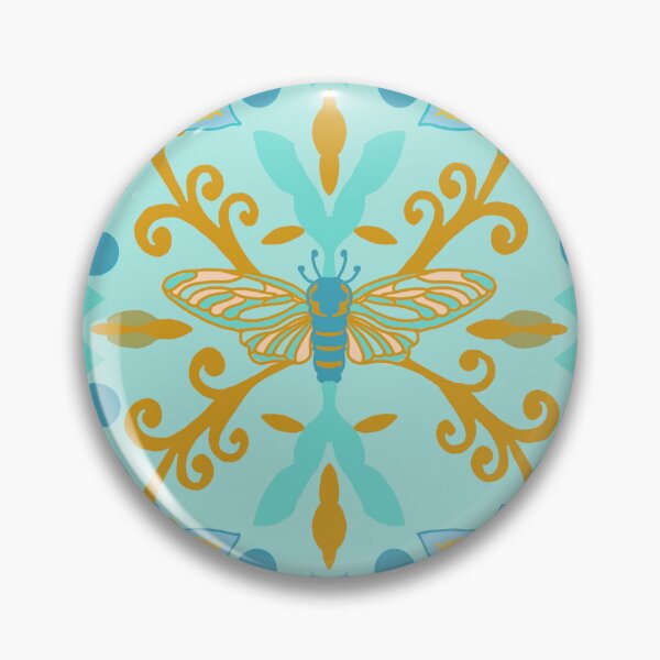 Item preview, Boho Mandala-Teal-24A-065 designed and sold by Cori Lang.