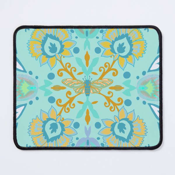 Item preview, Boho Mandala-Teal-24A-065 designed and sold by Cori Lang.
