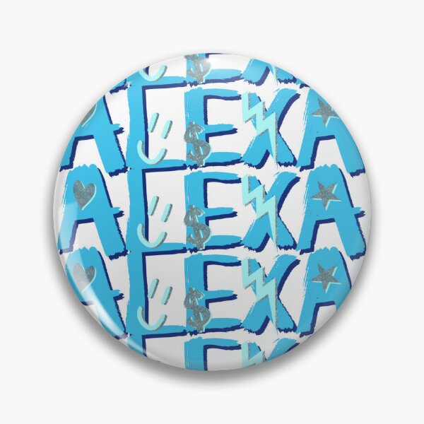 Item preview, ALEXA name - blue designed and sold by Julia Santos.