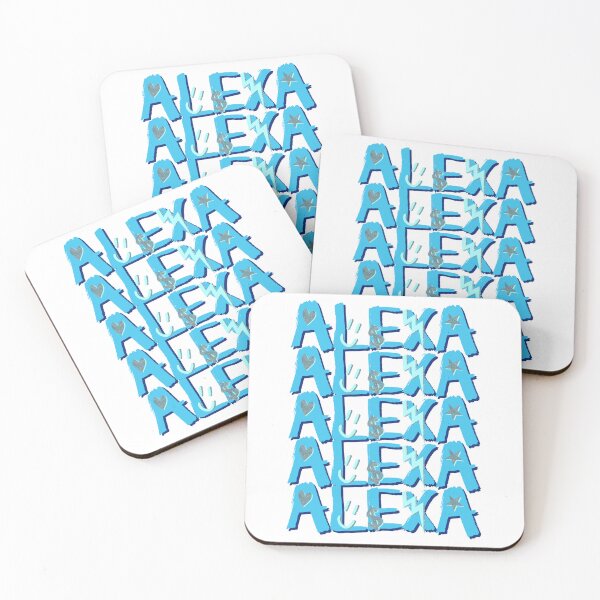 Item preview, ALEXA name - blue designed and sold by Julia Santos.