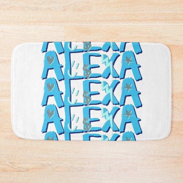 Item preview, ALEXA name - blue designed and sold by Julia Santos.