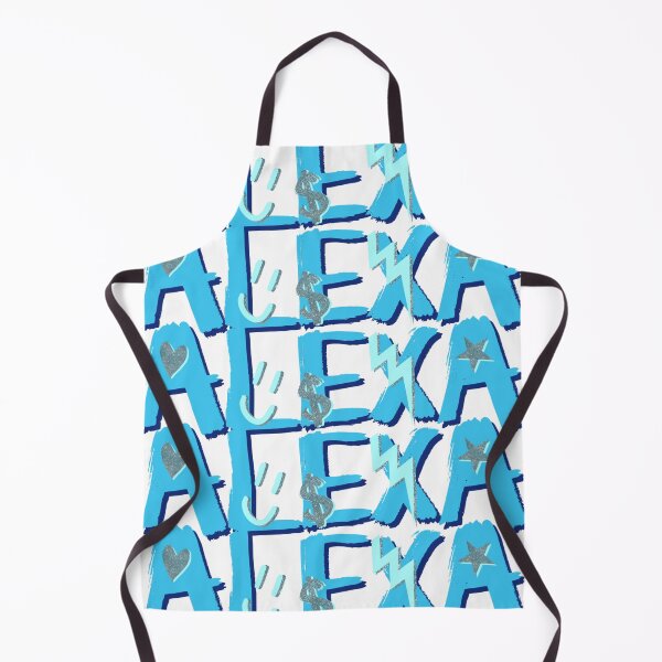 Item preview, ALEXA name - blue designed and sold by Julia Santos.