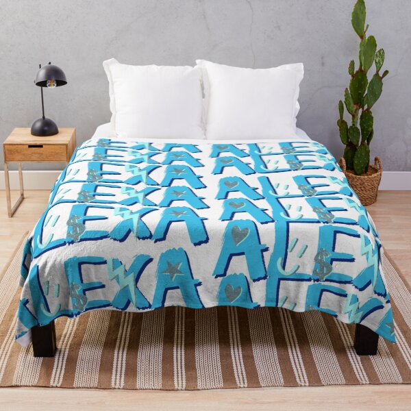 Item preview, ALEXA name - blue designed and sold by Julia Santos.